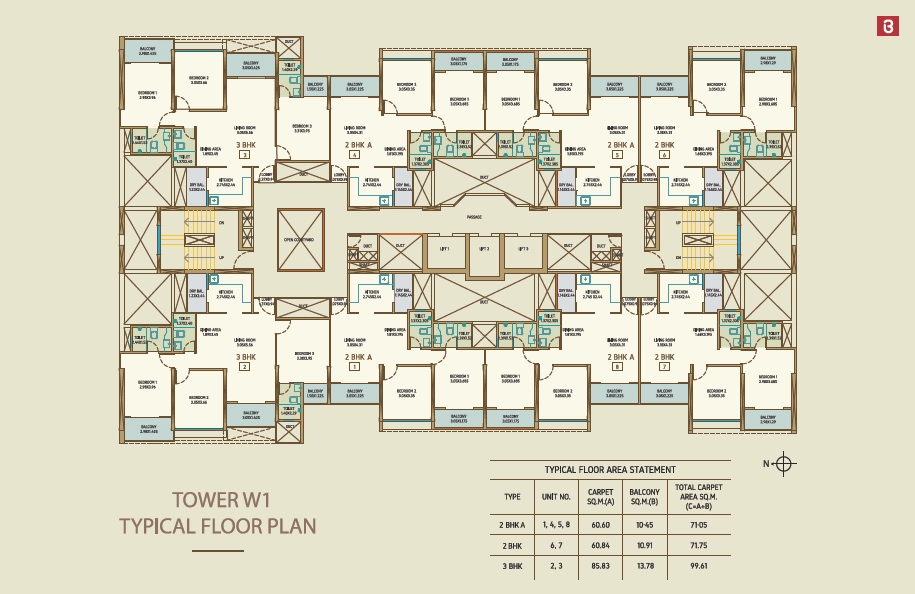 Bramha The Collection Floor plan 2